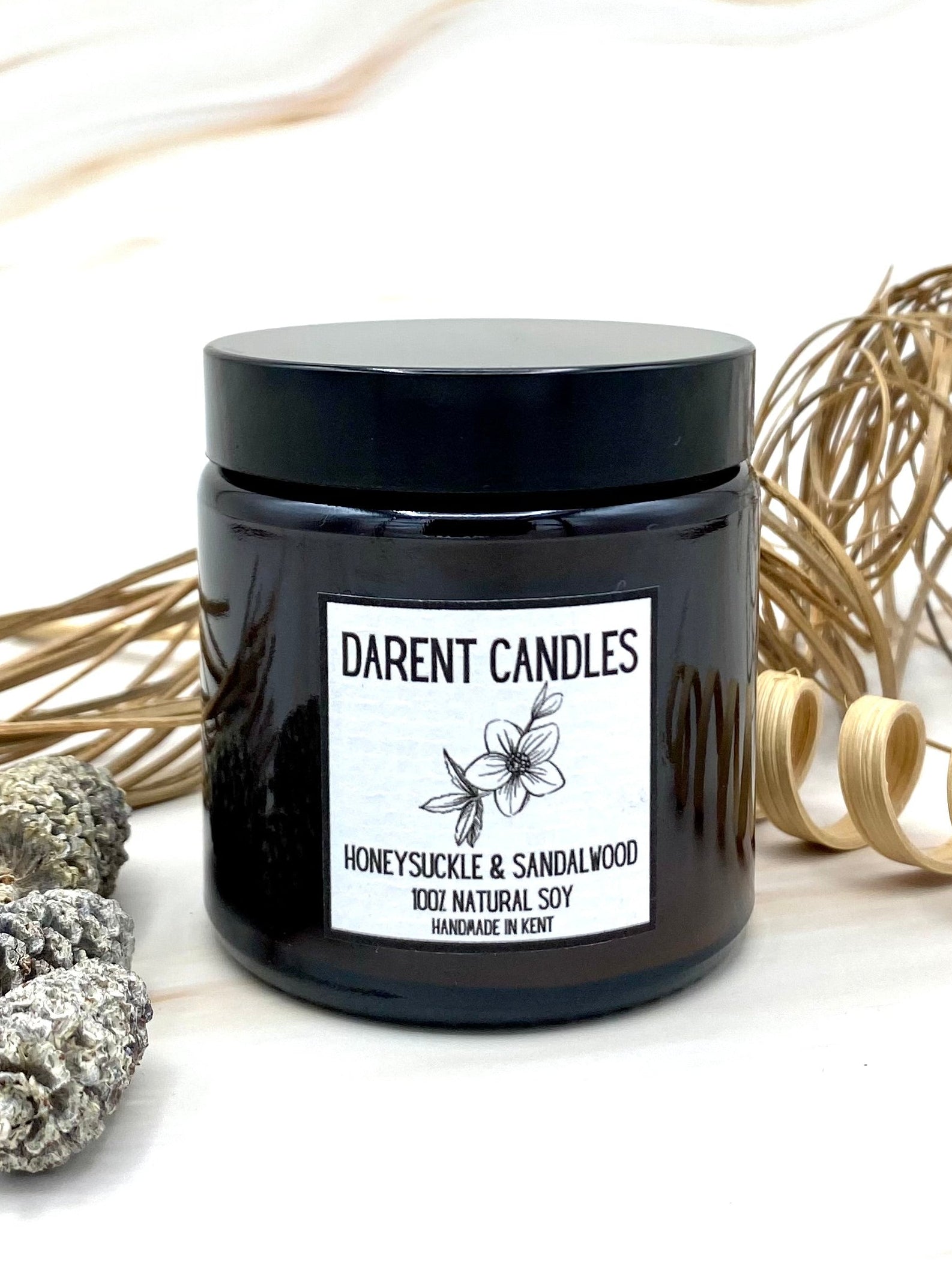 Honeysuckle and Sandalwood Apothecary Candle