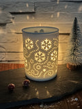 Snowflake Matt White Ceramic Wax Melt Burner