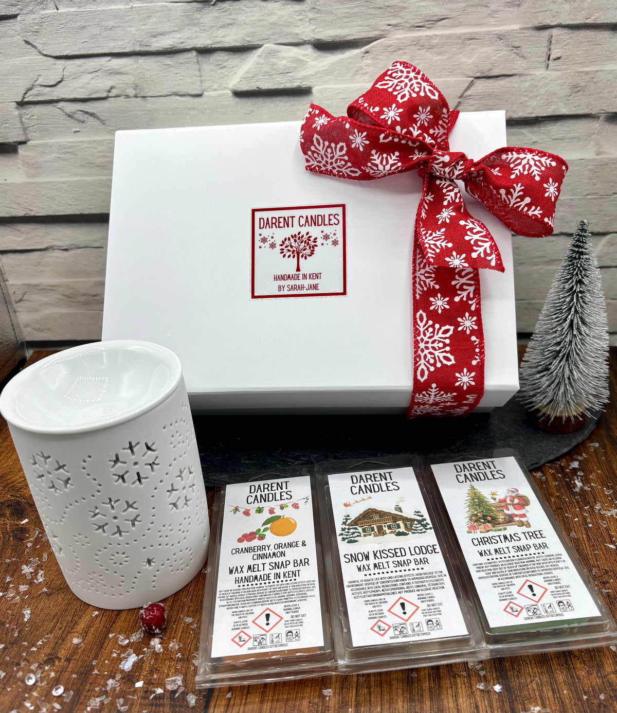Christmas Wax Burner Gift Box