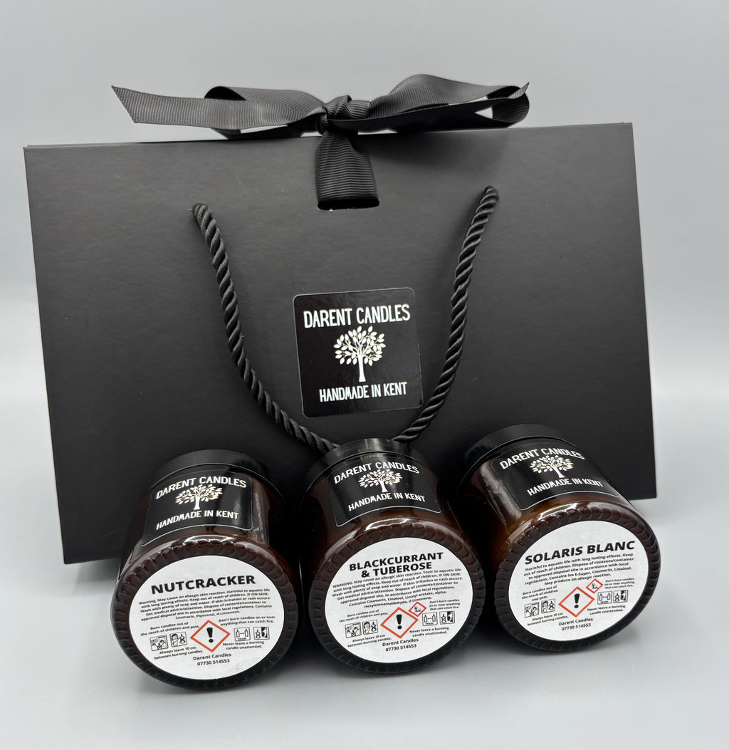 Handbag Design Apothecary Trio Candle Gift