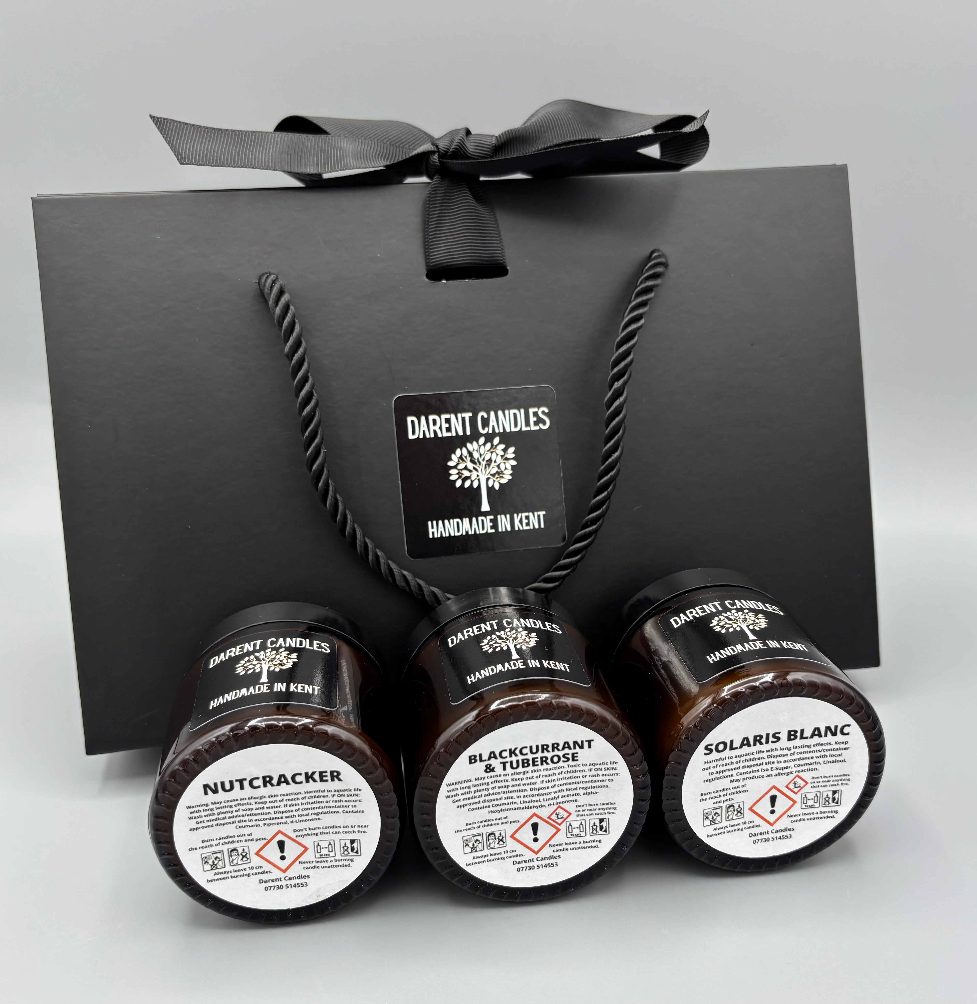Handbag Design Apothecary Trio Candle Gift