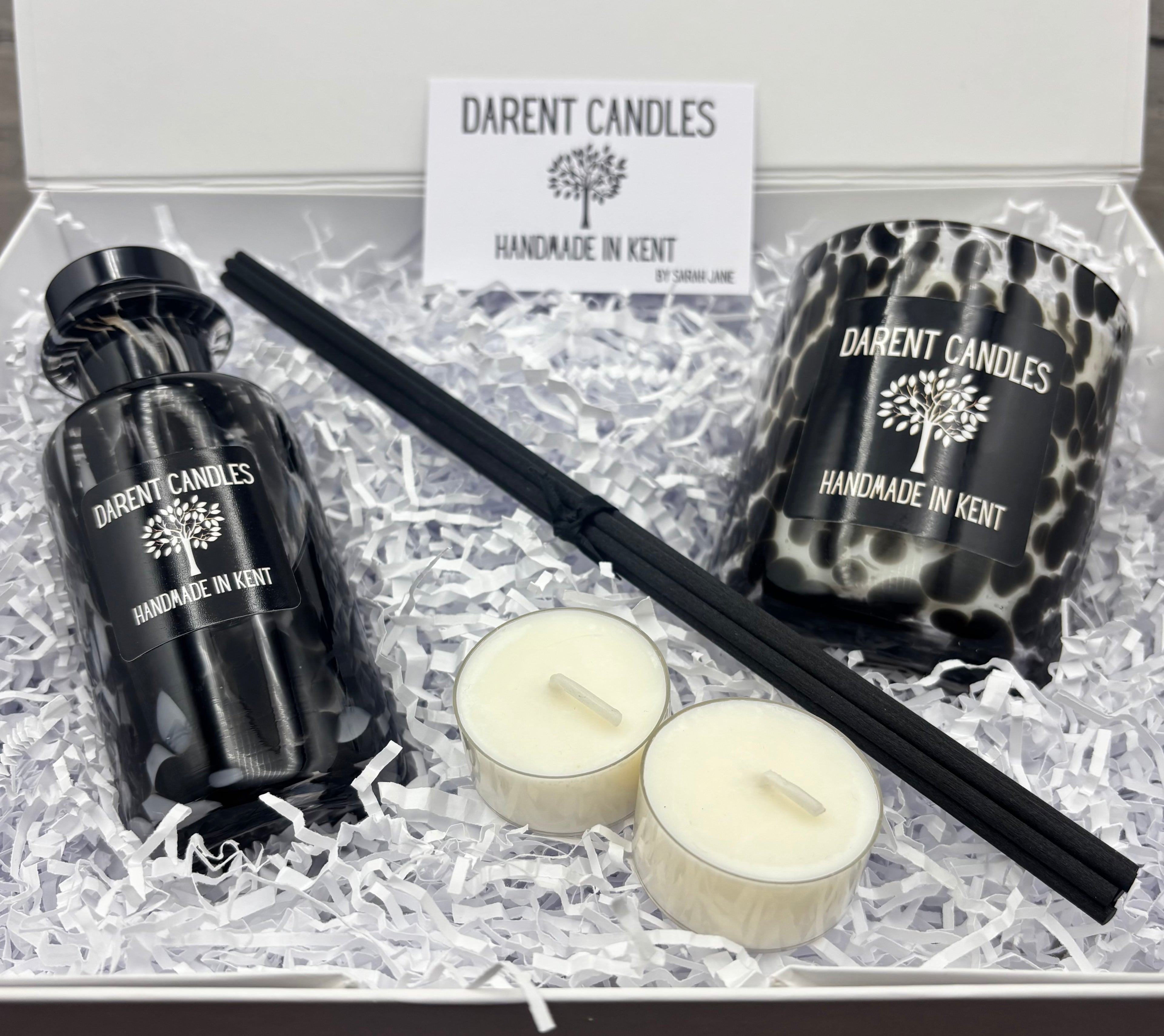 Snow Leopard Luxury Reed Diffuser & Candle Gift Box