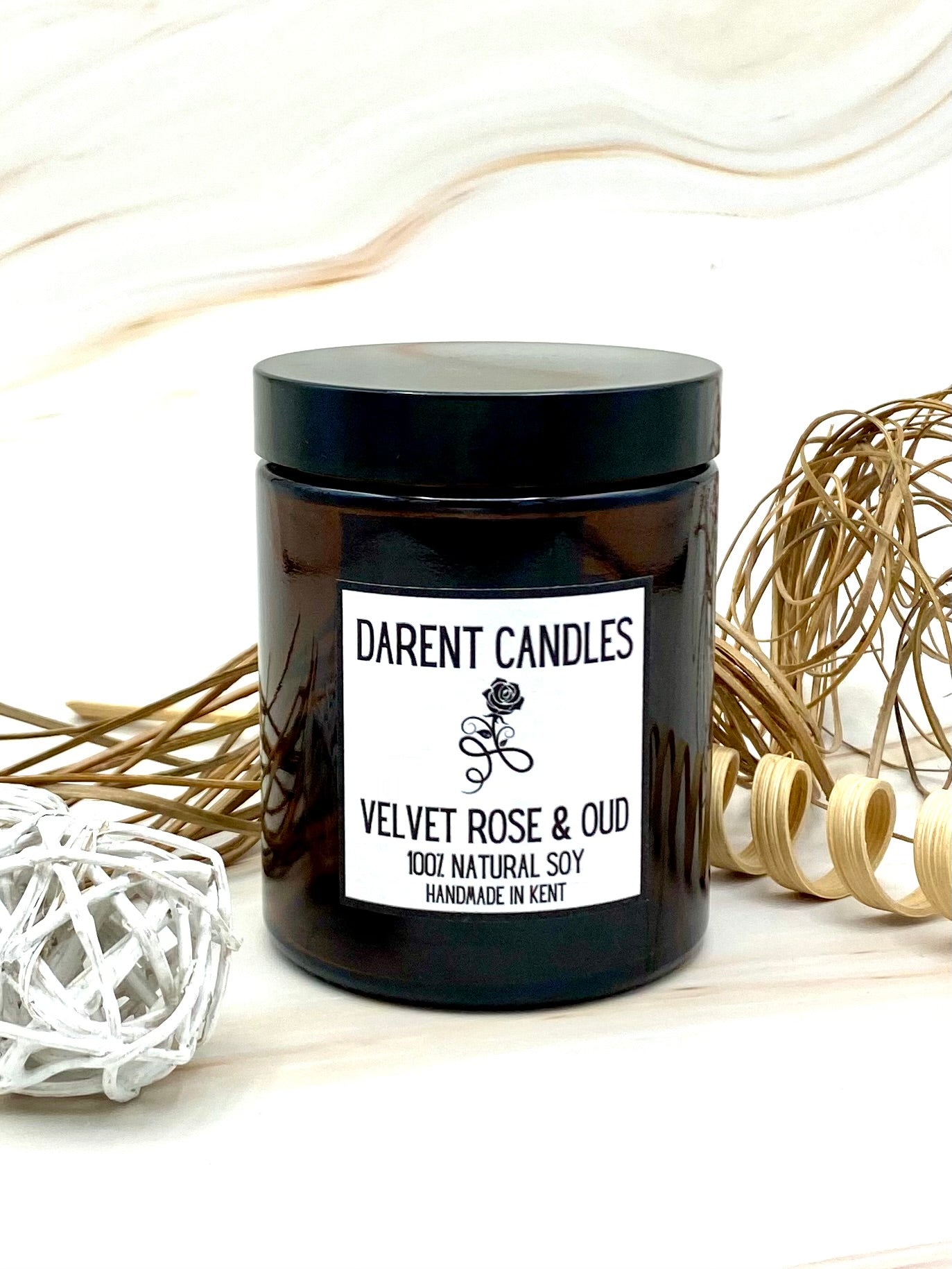 Velvet Rose and Oud Apothecary Candle