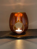 Foxy Amber Glass Wax Melt Burner