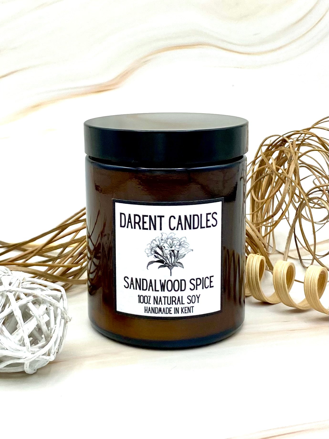 Sandalwood Spice Apothecary Candle