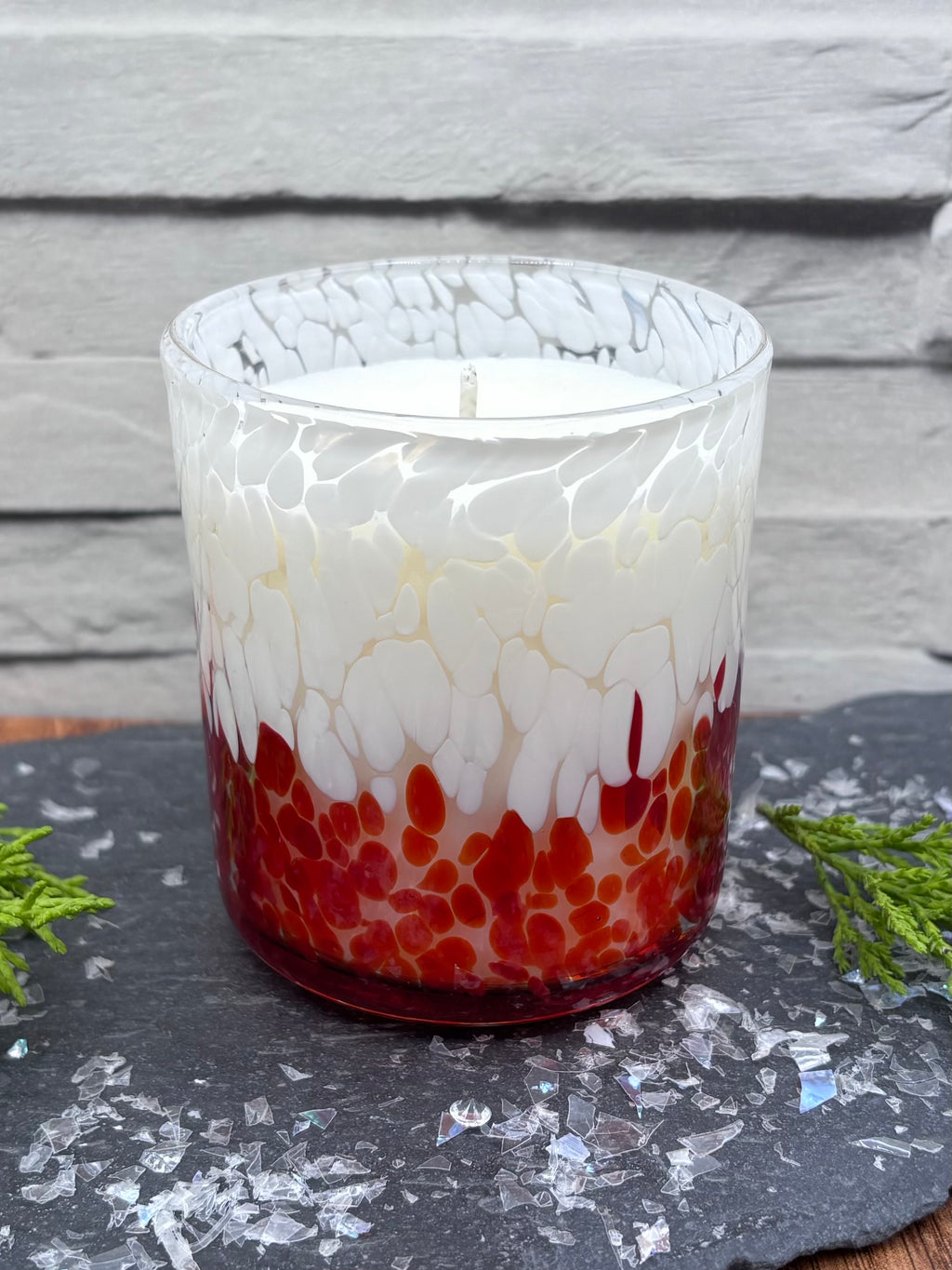 Alpine Ski Fire Red Leopard Home Candle - 30cl