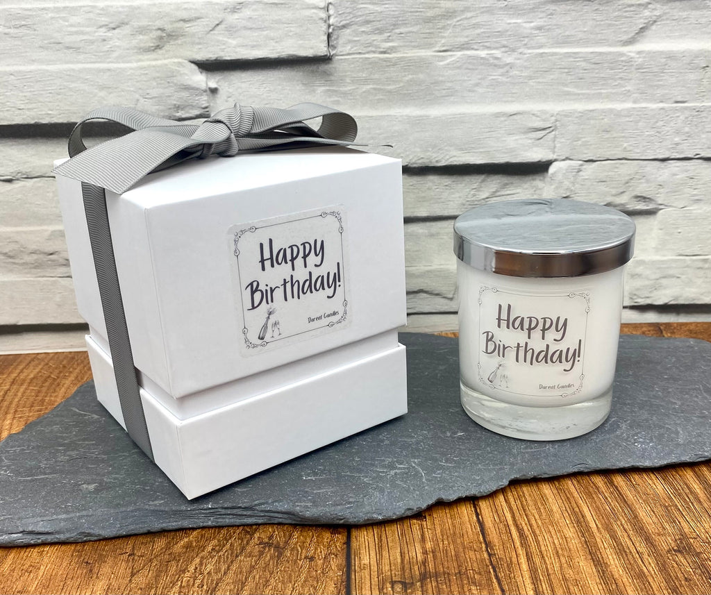 Happy Birthday Home Candle with Luxury Gift Box