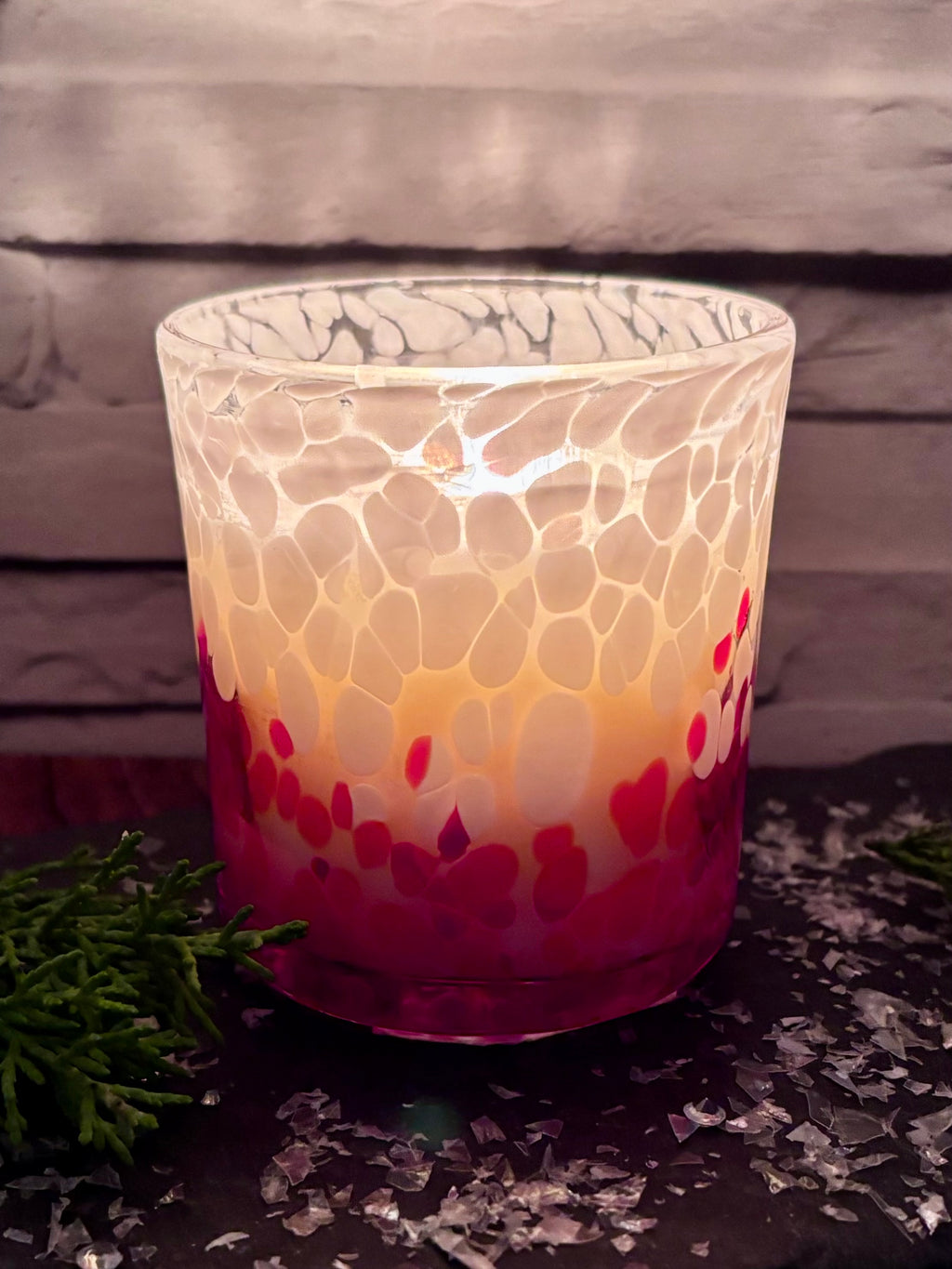 Alpine Ski Fire Red Leopard Home Candle - 30cl