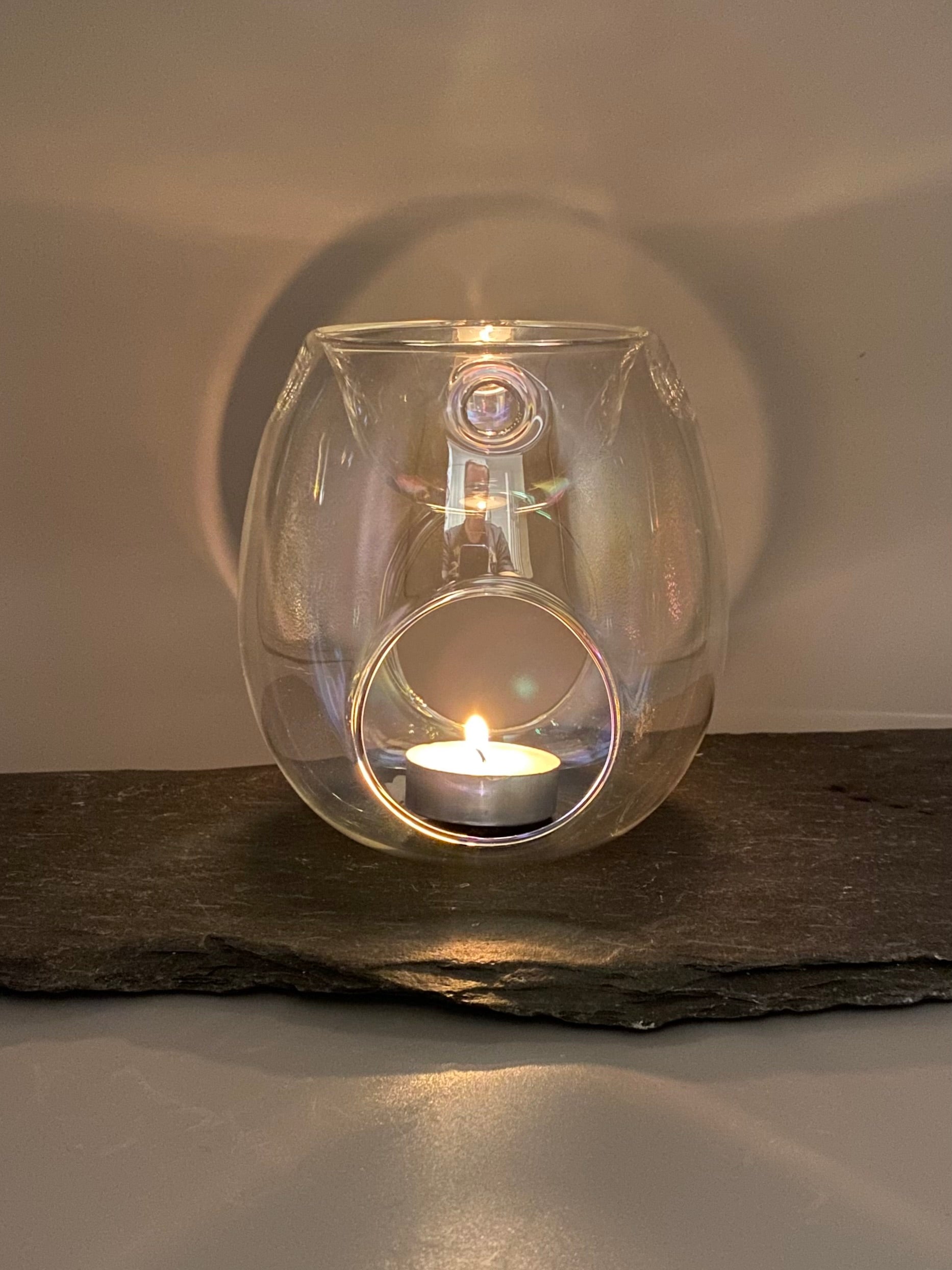 Portobello Pearl Glass Wax Burner