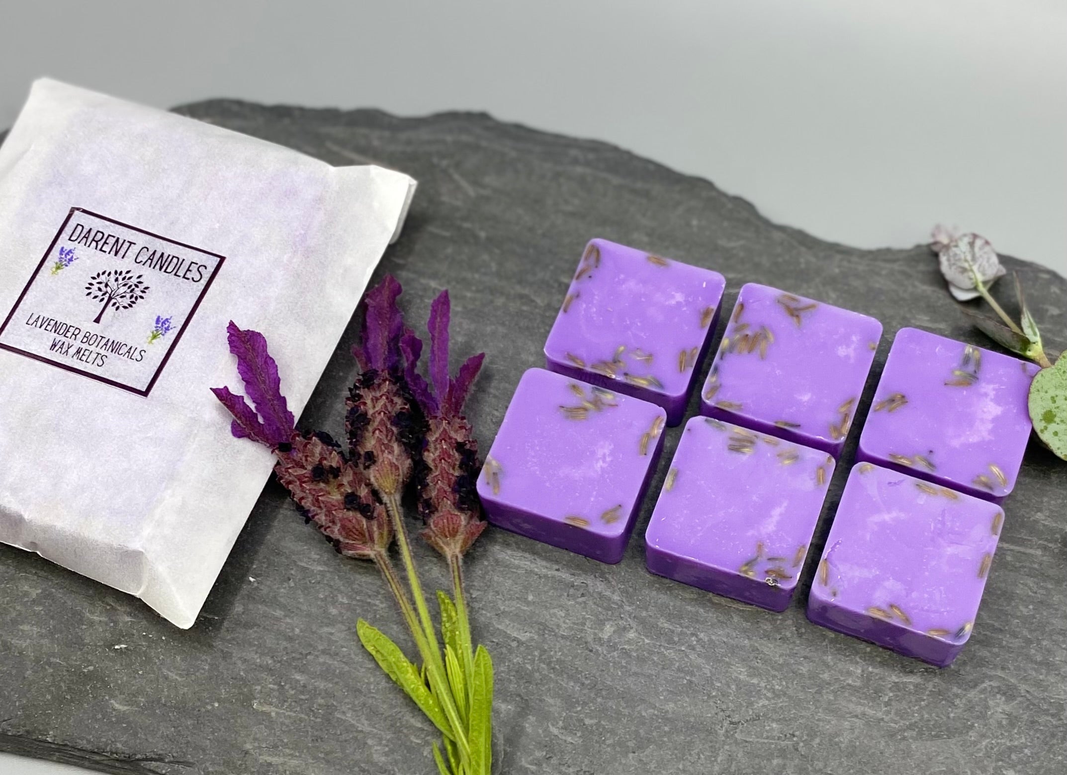 Lavender Botanicals Wax Burner & Candle Gift Box