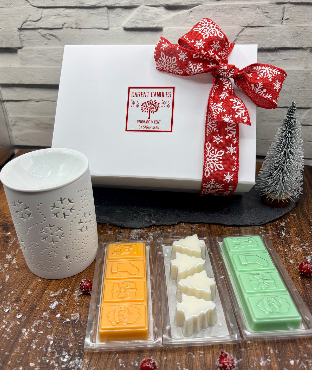 Christmas Wax Burner Gift Box
