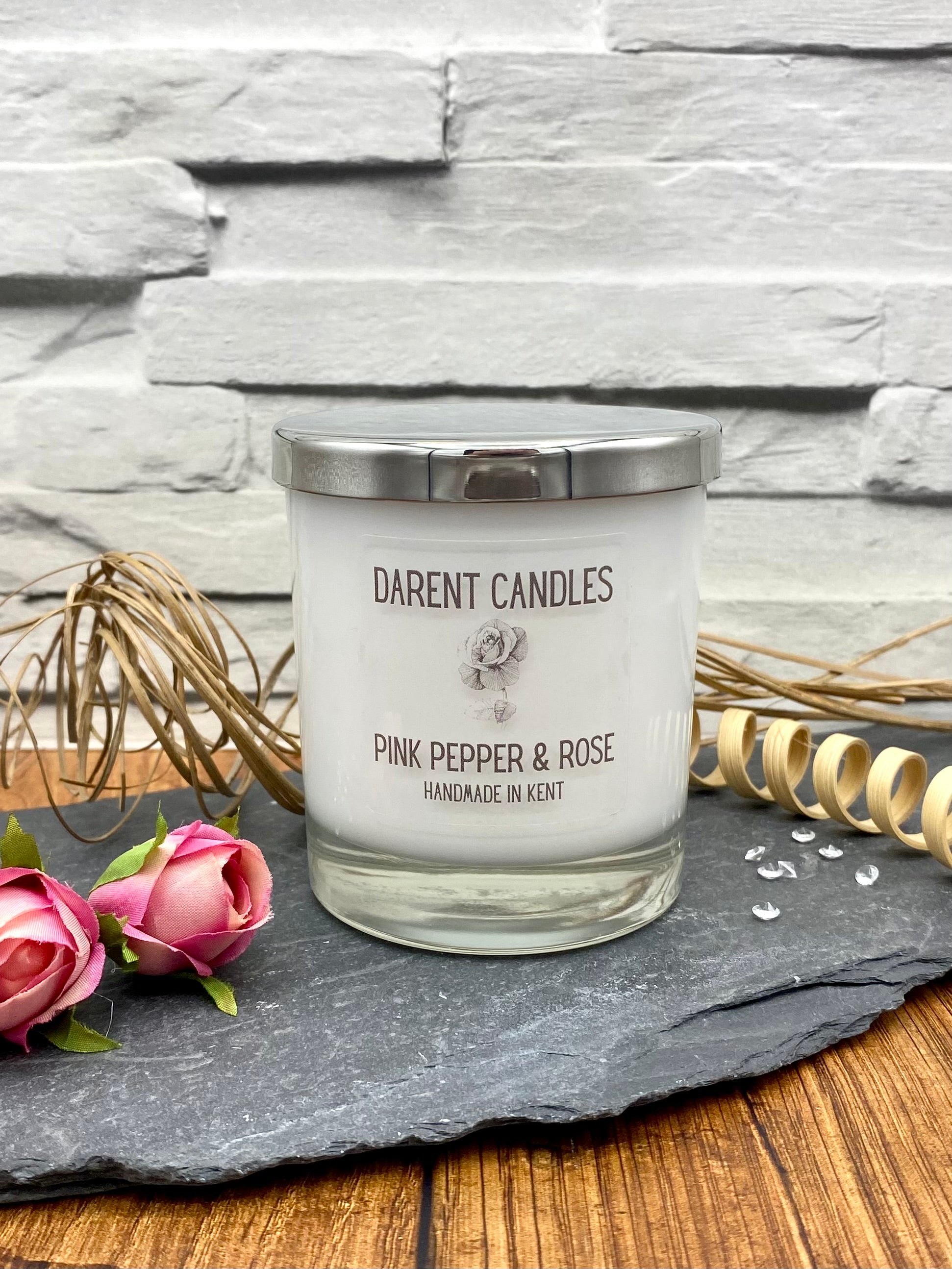 Pink Pepper & Rose Home Candle - 30cl