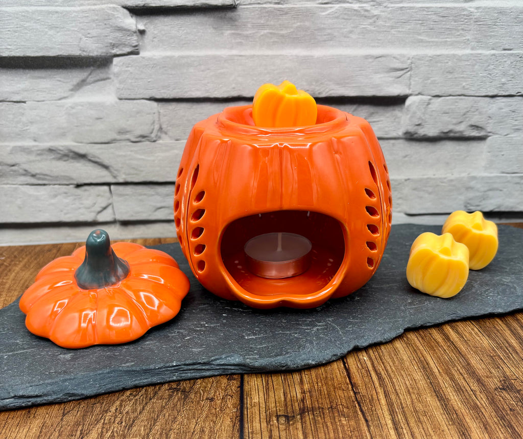 Orange Pumpkin Wax Melt Burner