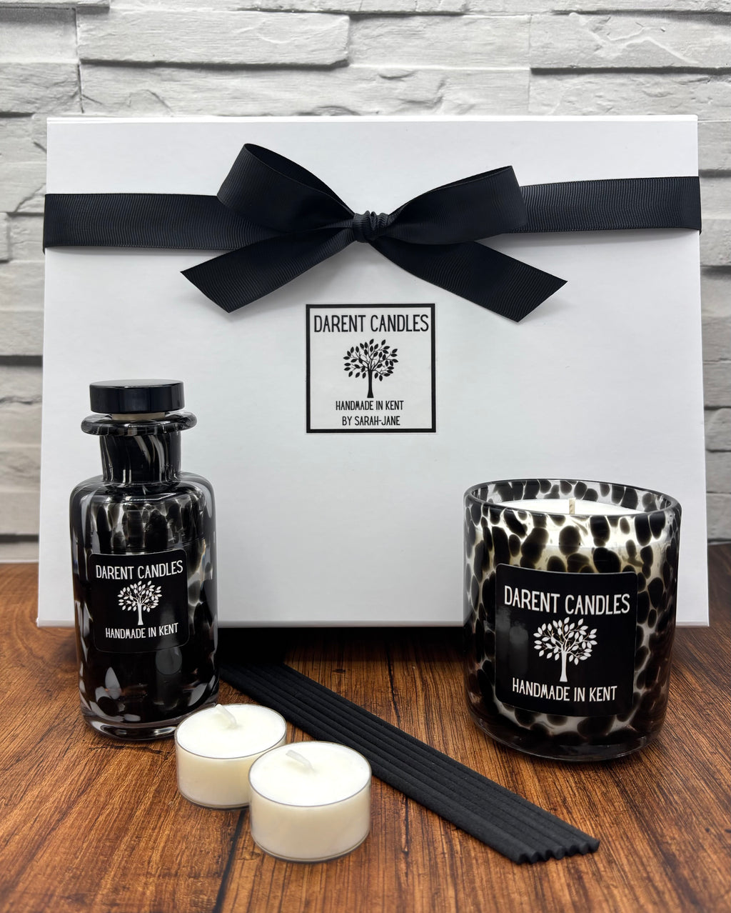 Snow Leopard Luxury Reed Diffuser & Candle Gift Box