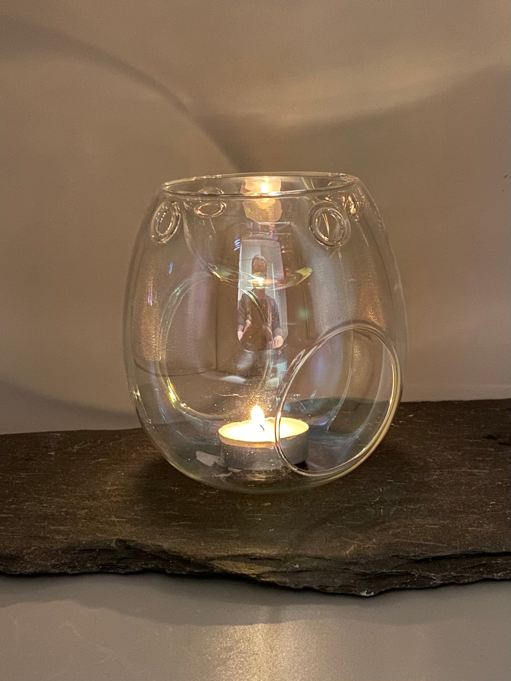Portobello Pearl Glass Wax Burner