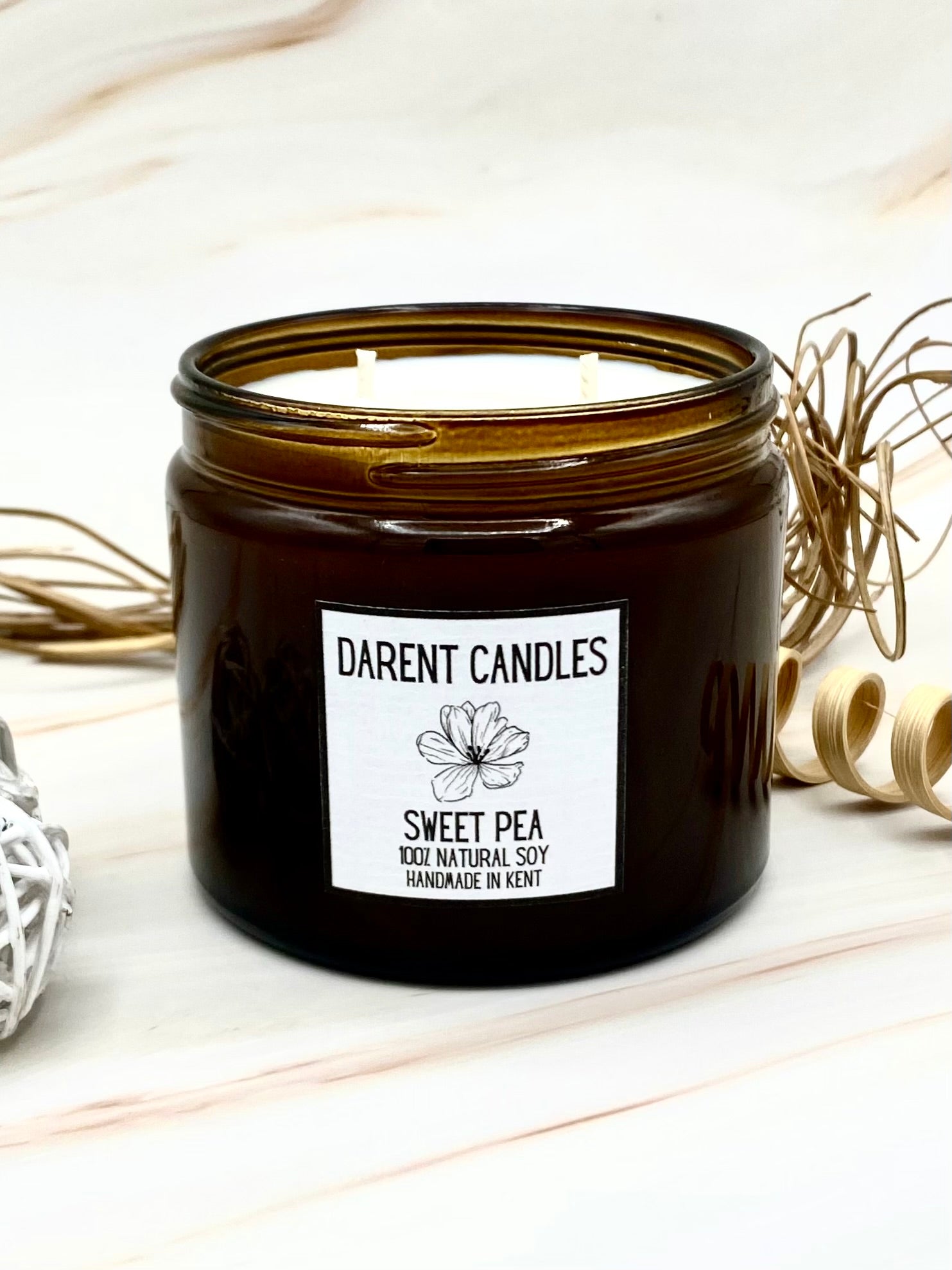 Sweet Pea Apothecary Candle