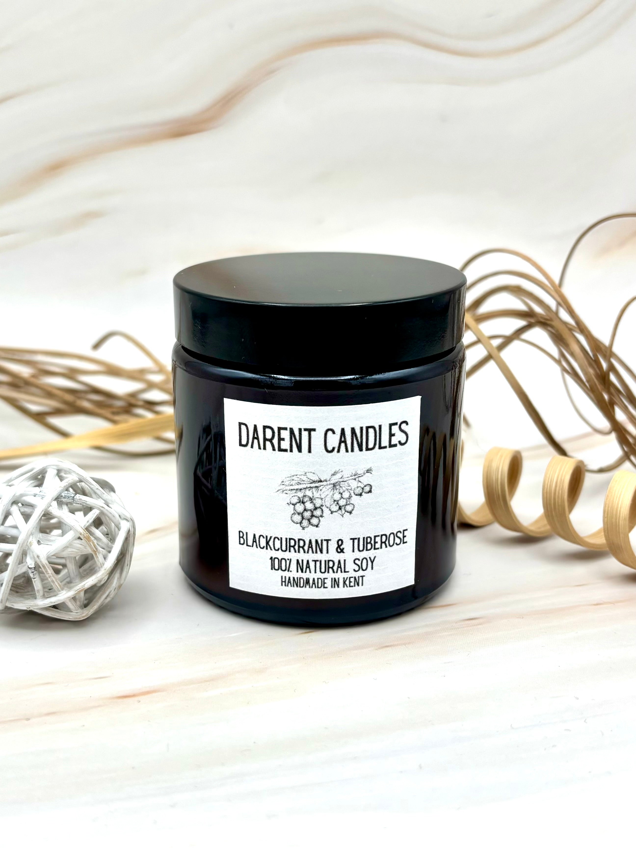 Blackcurrant & Tuberose Apothecary Candle