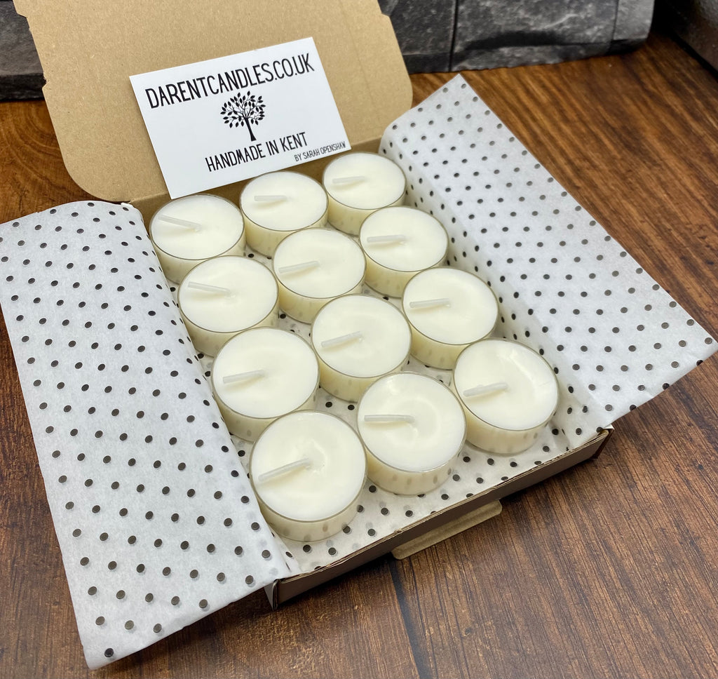 Unscented Tealights - Box of Twelve