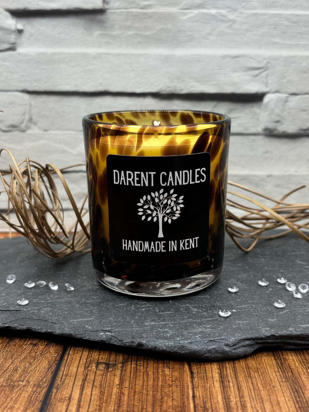 Dubai Amber Leopard Candle - 30cl