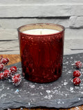 Fireside Ruby Electro Christmas Candle