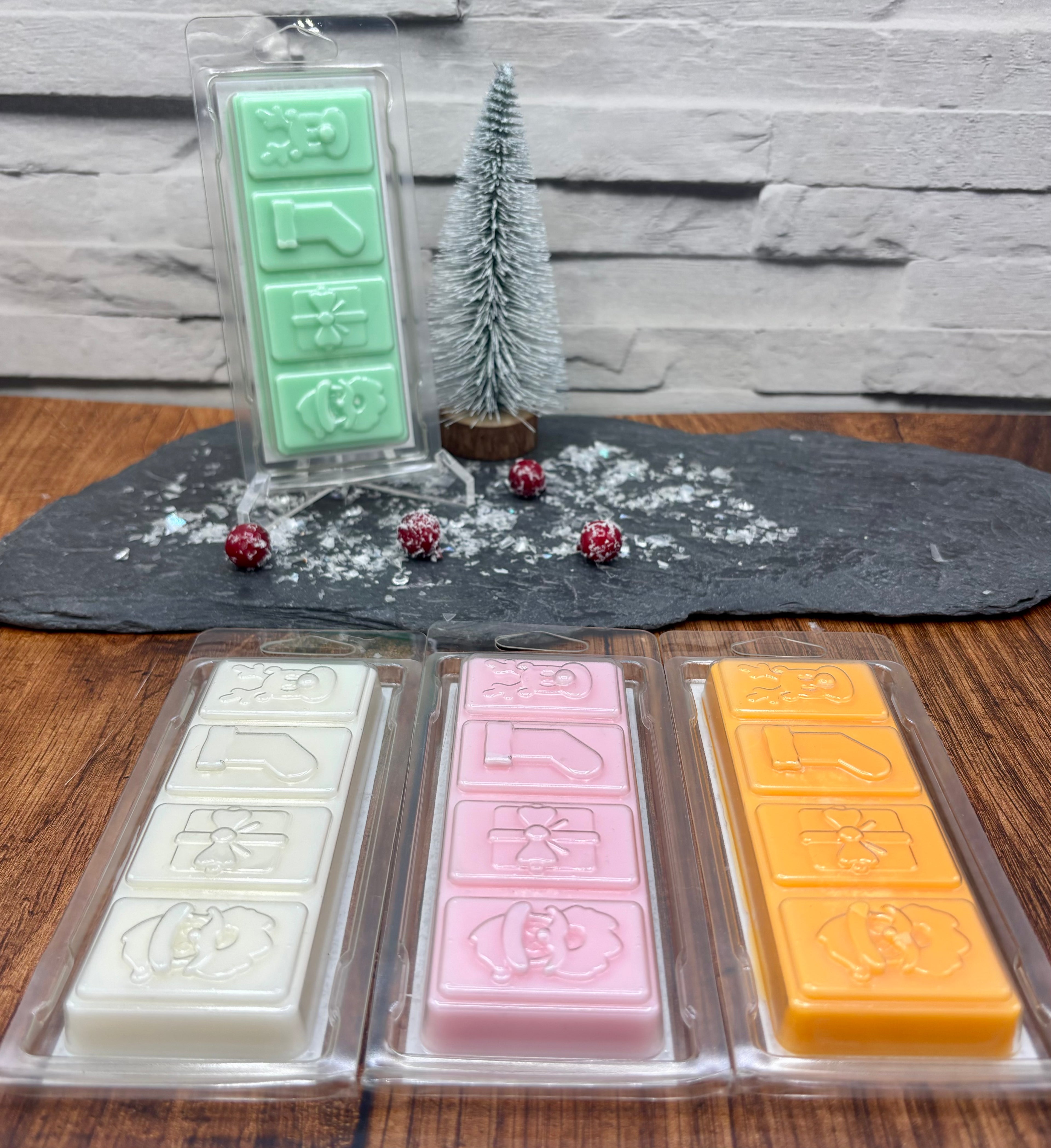 Christmas Clamshell Snap Bar Wax Melt 60g