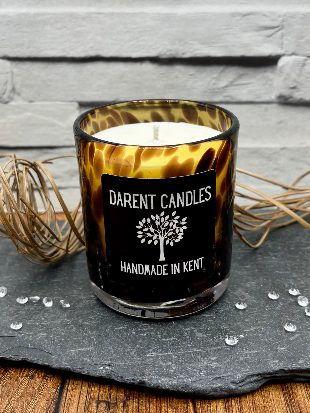 Amber Leopard Luxury Reed Diffuser & Candle Gift Box