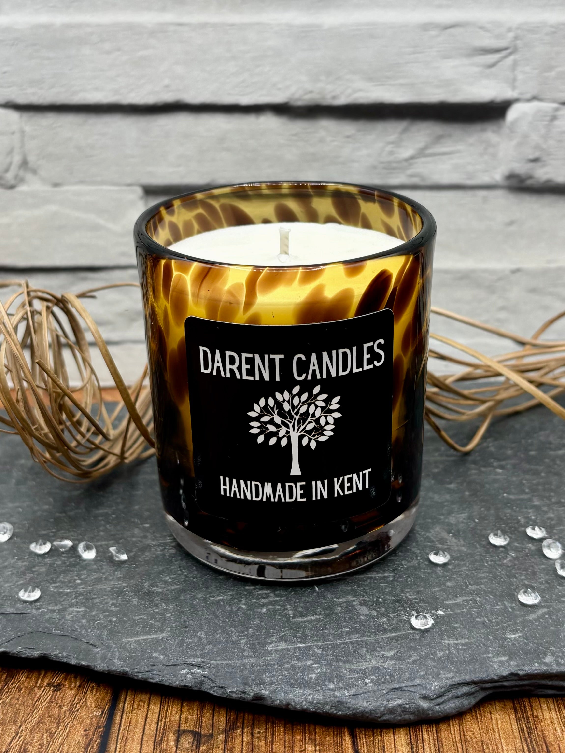 Amber Leopard Luxury Reed Diffuser & Candle Gift Box