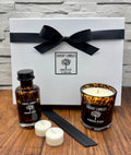 Amber Leopard Luxury Reed Diffuser & Candle Gift Box